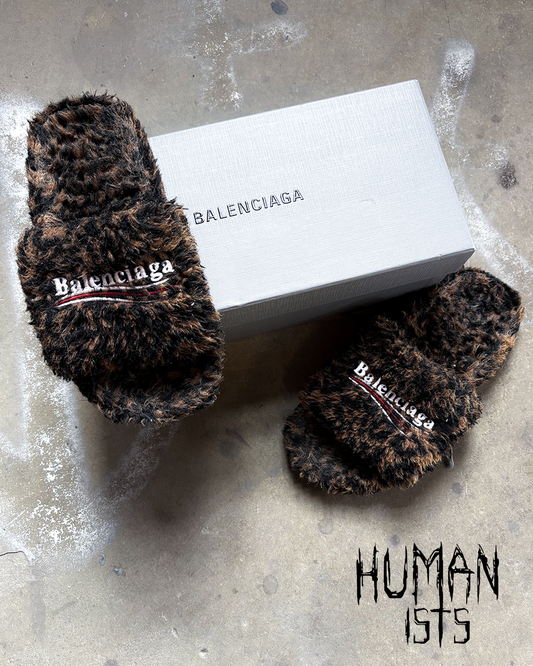 LEOPARD POLITICAL CAMPAIGN FURRY SLIDERS