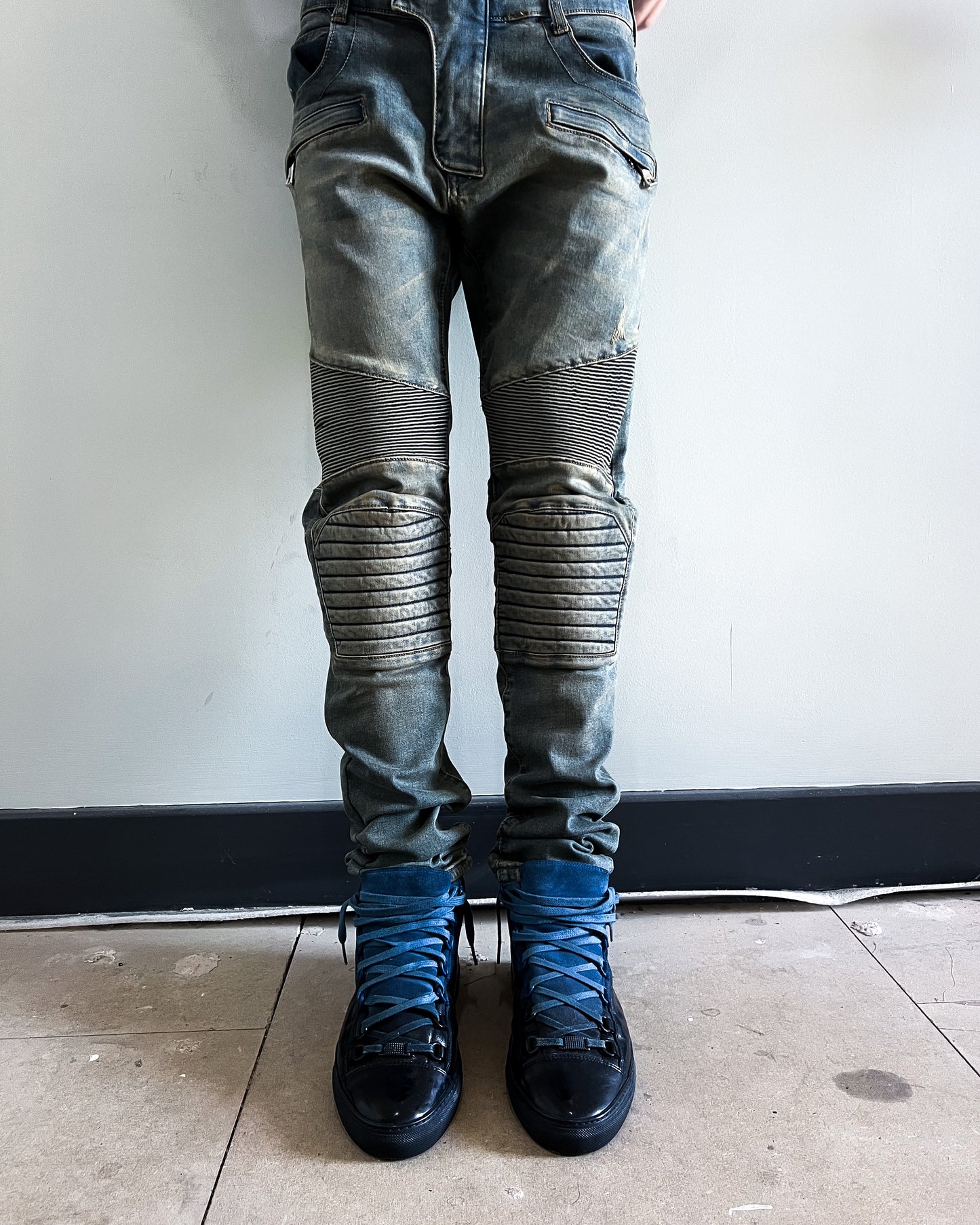 S/S14 REINFORCED BIKER DENIM