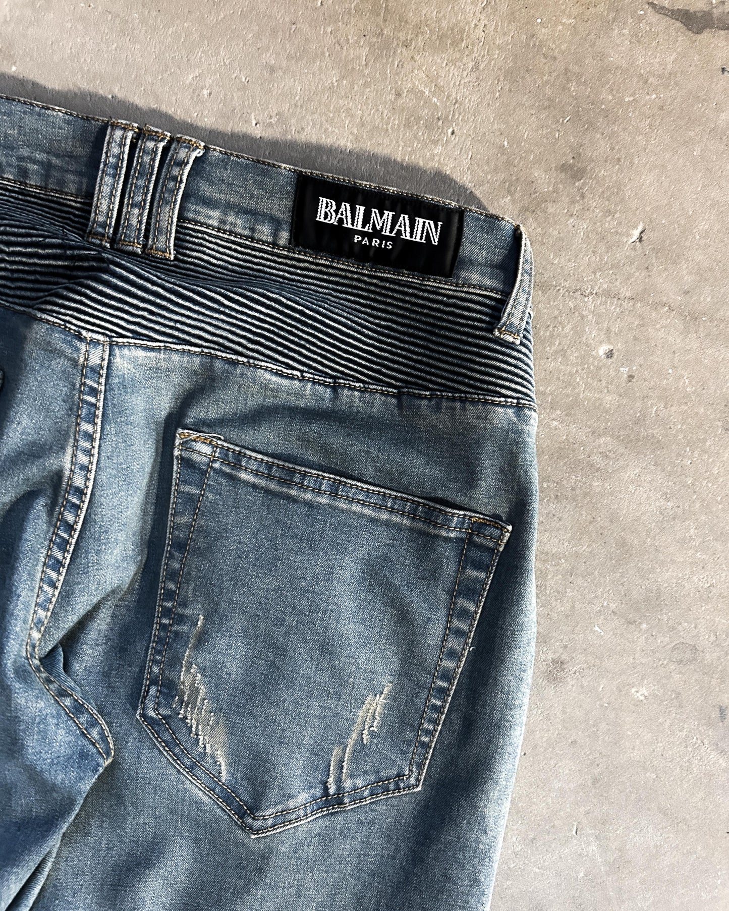 S/S14 REINFORCED BIKER DENIM