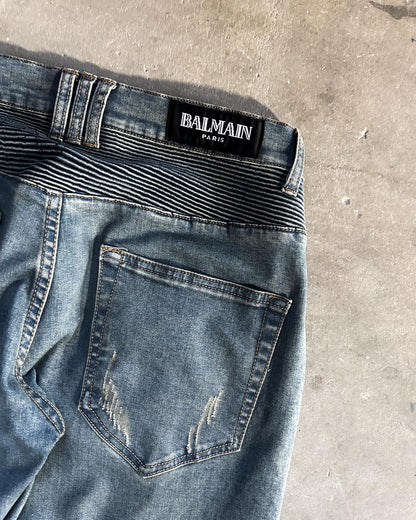 S/S14 REINFORCED BIKER DENIM