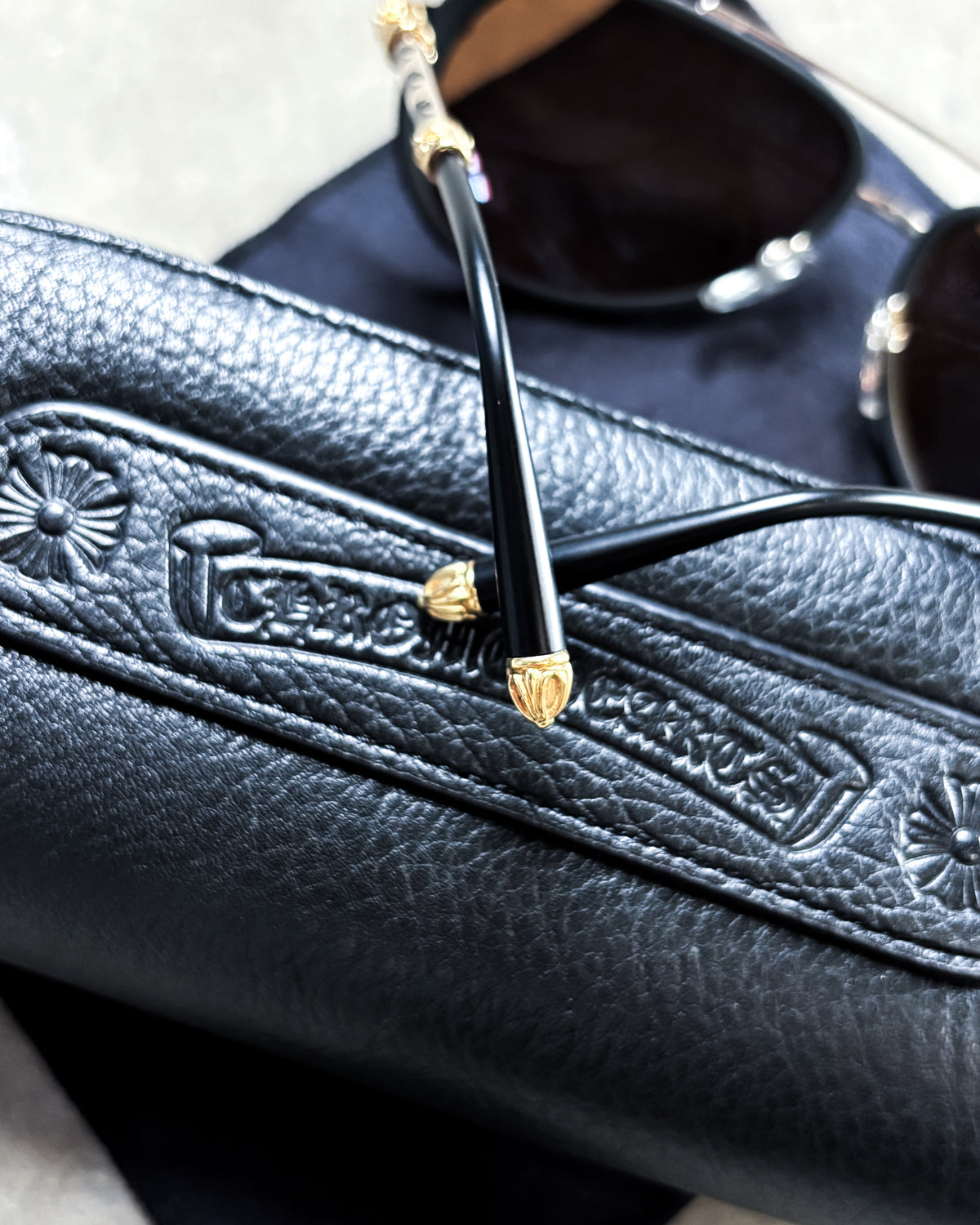 GOLD ‘JACKWACKER I’ SUNGLASSES