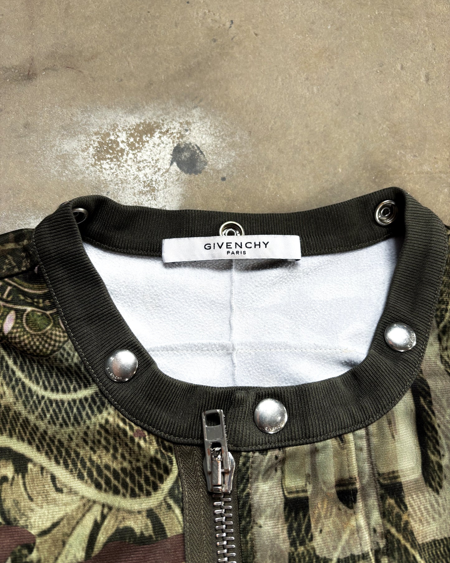 S/S17 DOLLAR CAMO BOMBER JACKET