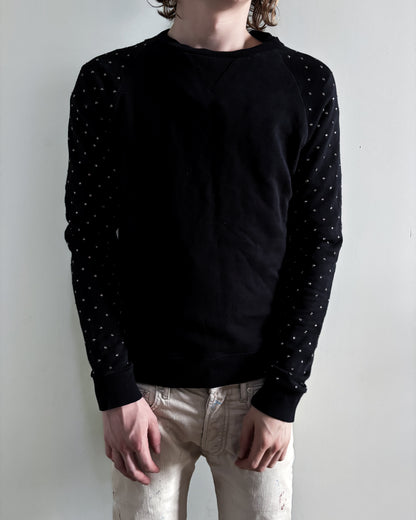 F/W15 RHINESTONE SLEEVE SWEATER