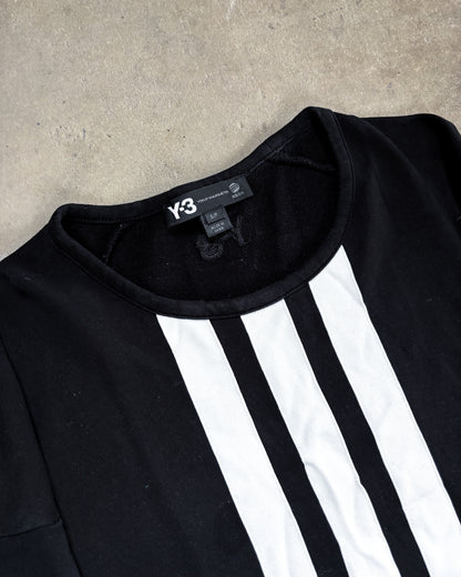 Y3 THREE STRIPE OVERSIZED SWEATER