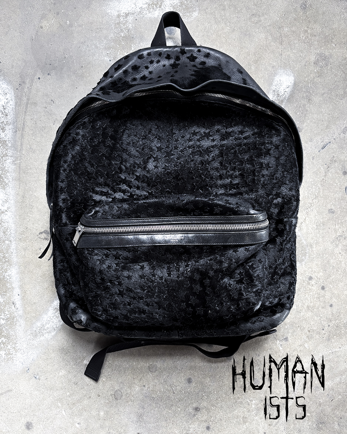 S/S16 PONYHAIR STAR BACKPACK