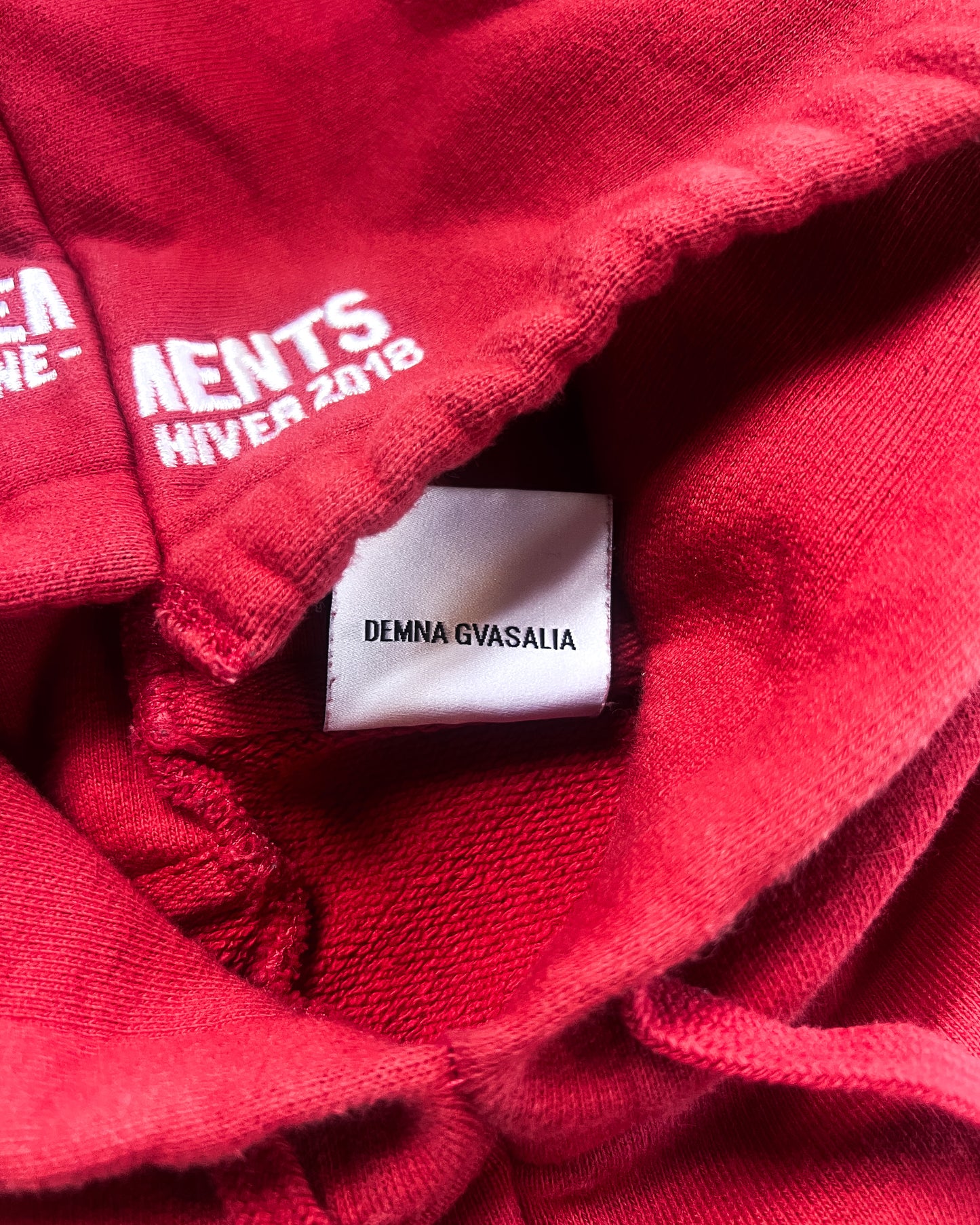 A/W18 RED ANTWERPEN HOODIE