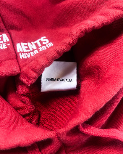 A/W18 RED ANTWERPEN HOODIE