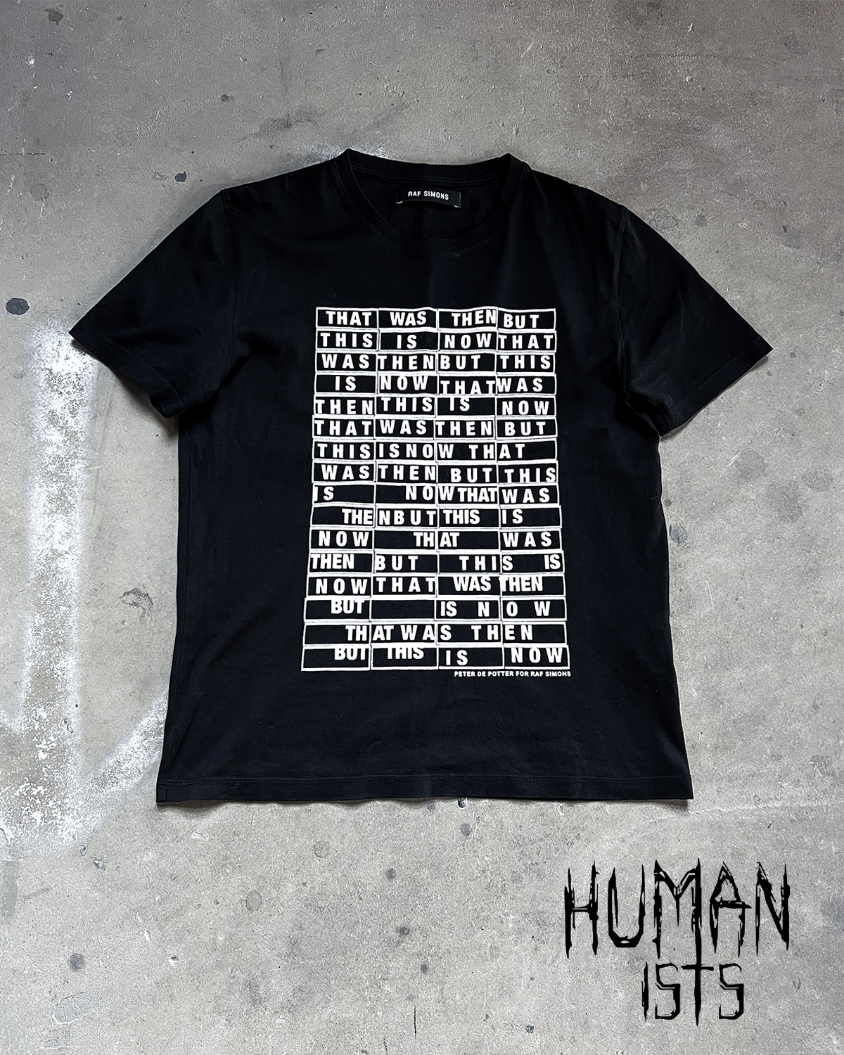 F/W09 PETER DE POTTER ‘THIS IS NOW’ T-SHIRT