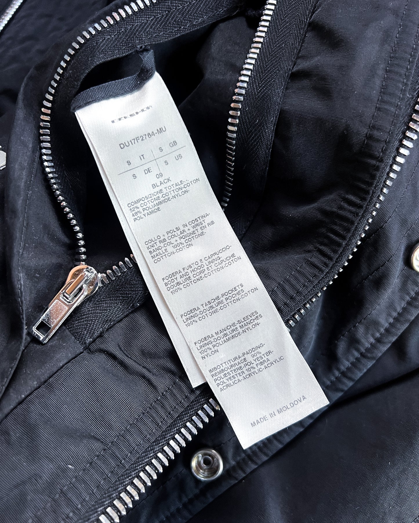 F/W17 BLACK EXPLODER JACKET