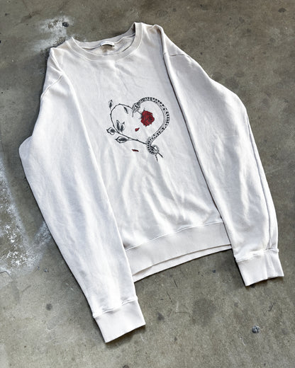 F/W18 SNAKE HEART CREWNECK
