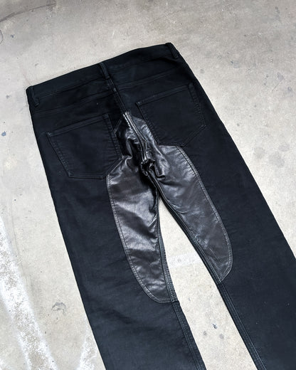 FW07 ‘EXPLODER’ LEATHER INSERT DENIM