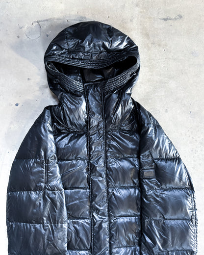 NYLON METAL BADGE PUFFER