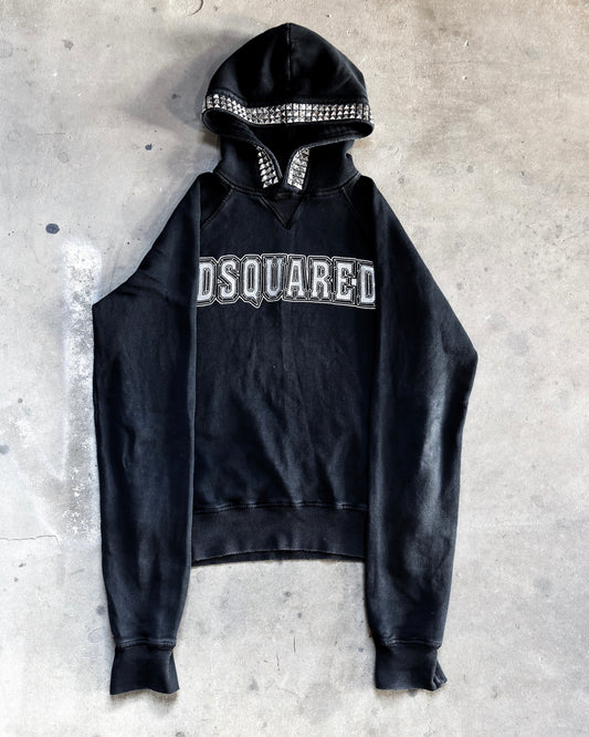 A/W05 STUDDED LOGO HOODIE