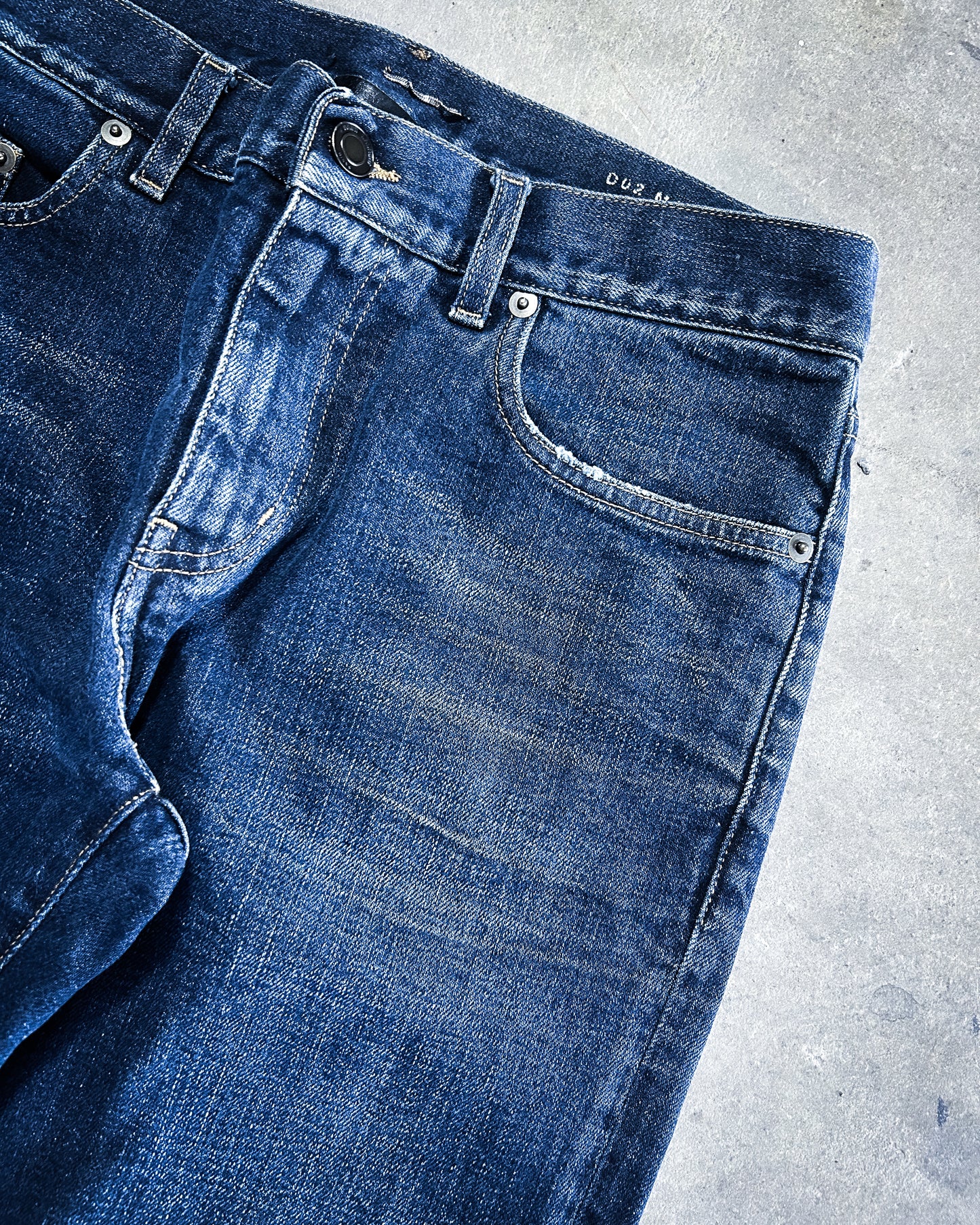 S/S16 BLUE WHISKERED DO2 DENIM BY HEDI SLIMANE
