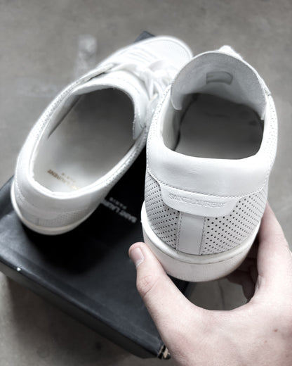 S/S15 PERFORATED WHITE SL/10 LOW TOPS