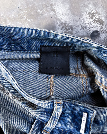 S/S24 FLARED 4G CHAIN DENIM
