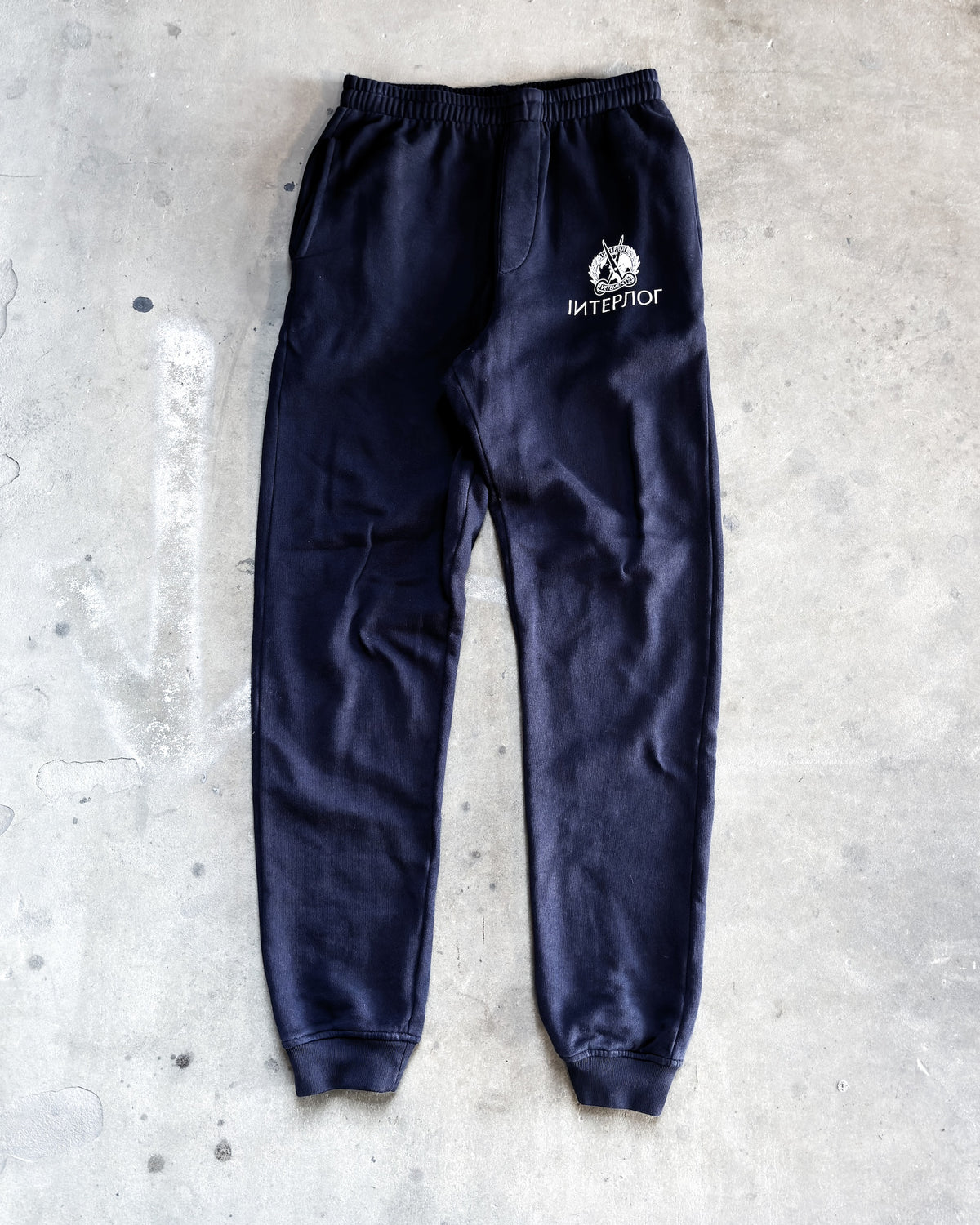 F/W20 NAVY INTERPOL SWEATPANTS