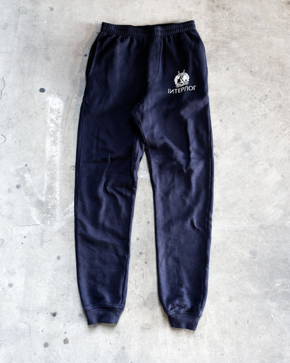 F/W20 NAVY INTERPOL SWEATPANTS