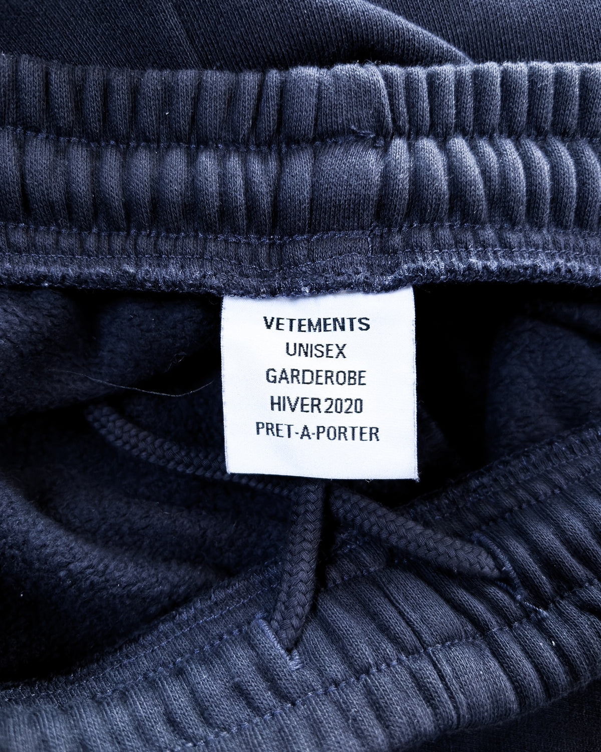 F/W20 NAVY INTERPOL SWEATPANTS