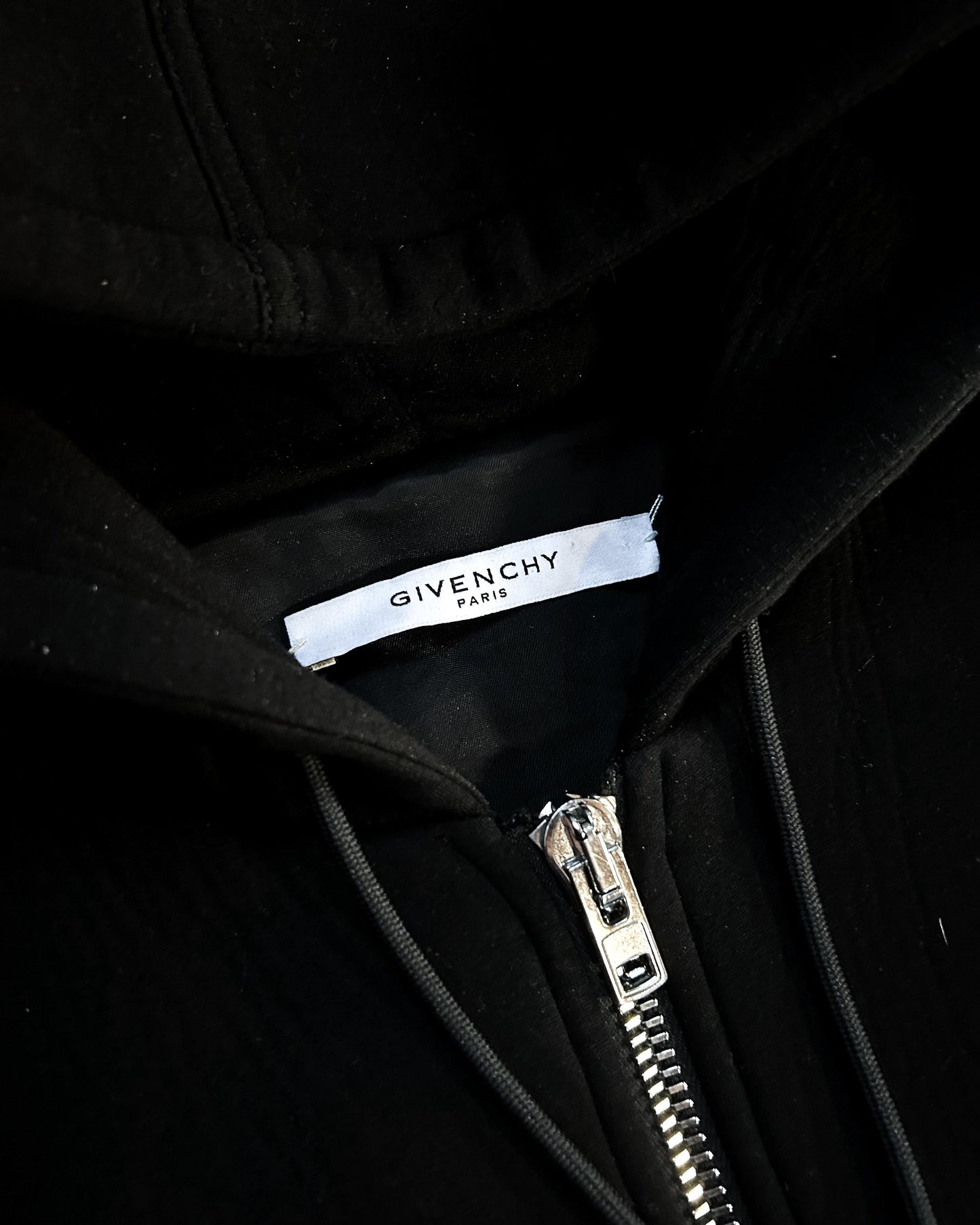 A/W16 LEATHER FLARED ARM ZIP UP BY RICARDO TISCI