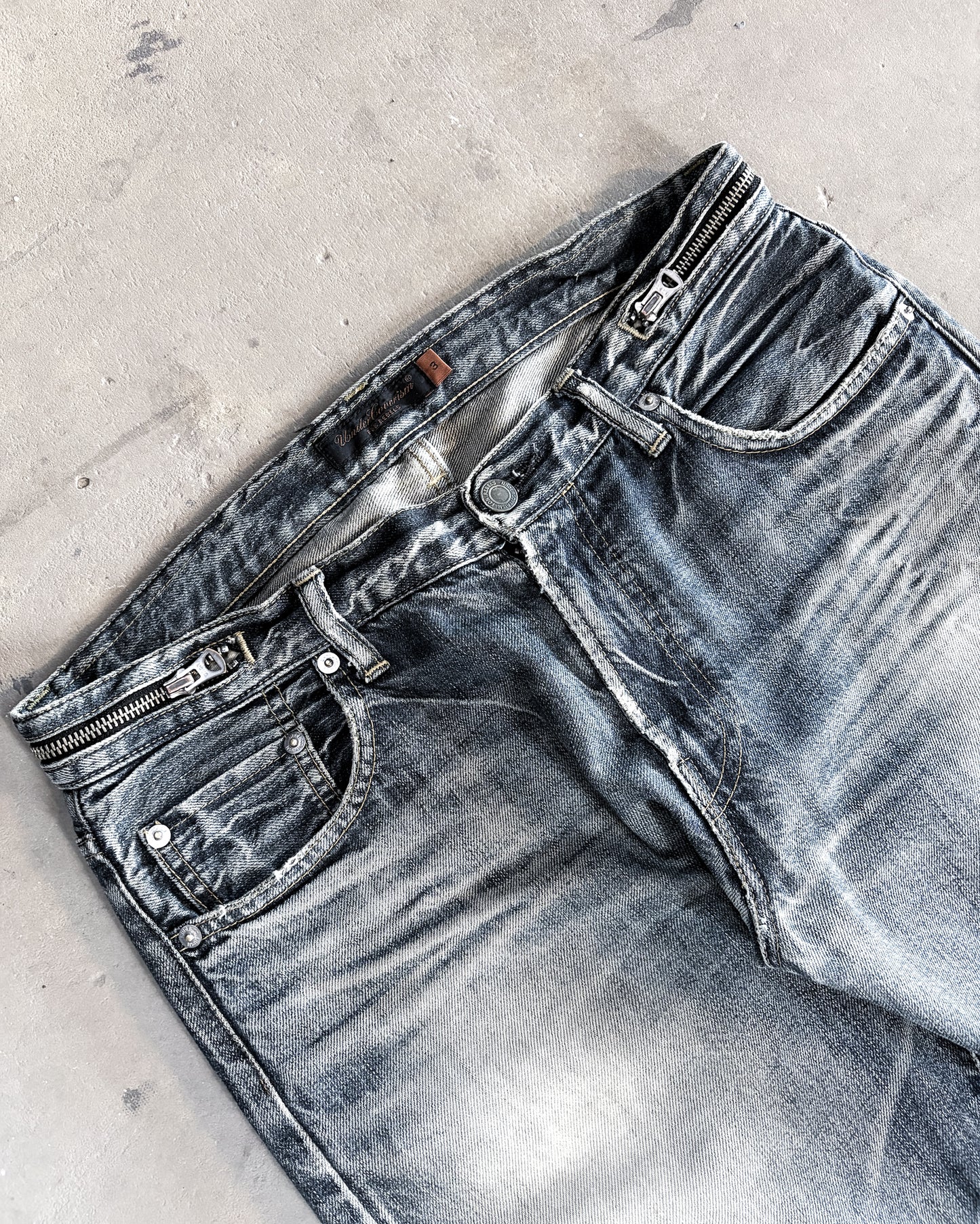 S/S07 CHAOS ZIPPER DENIM