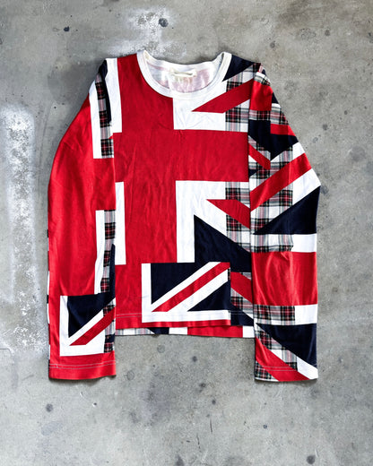 S/S06 UNION JACK PLAID LONGSLEEVE