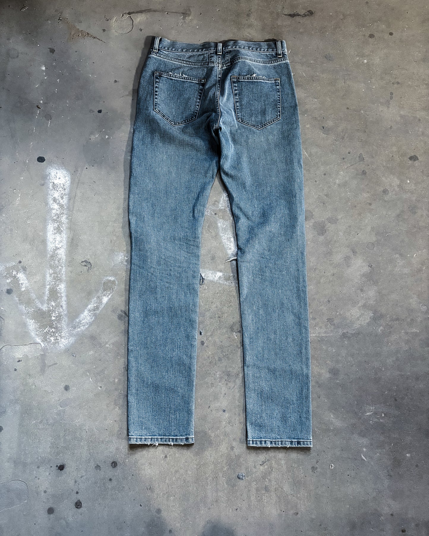 FW15 HEDI ERA DISTRESSED DO2 DENIM