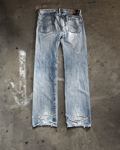 THRASHED HYSTERIC GLAMOUR DENIM