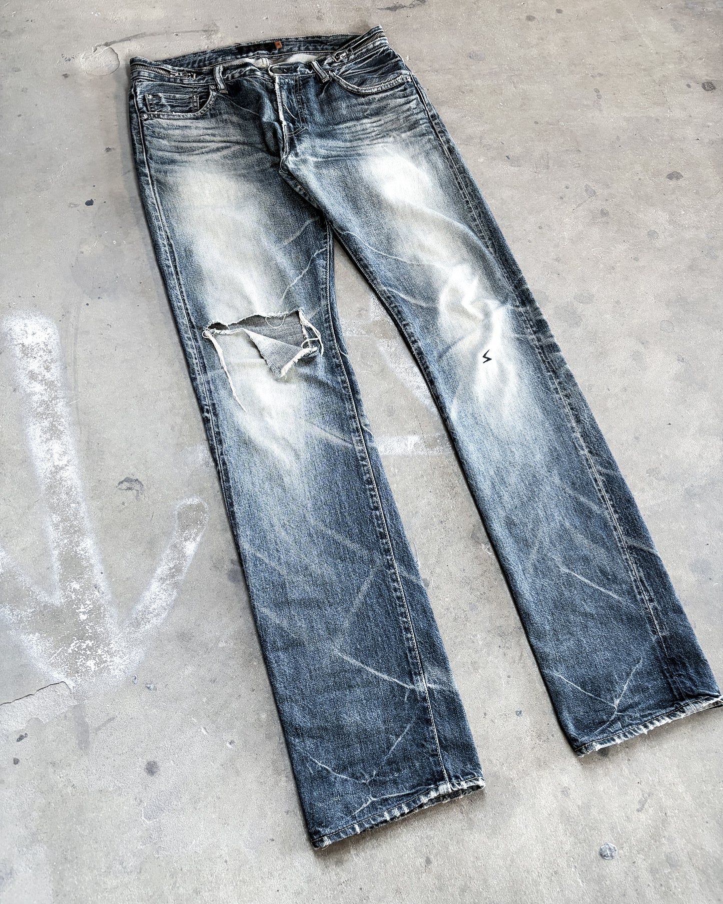 S/S07 CHAOS ZIPPER DENIM