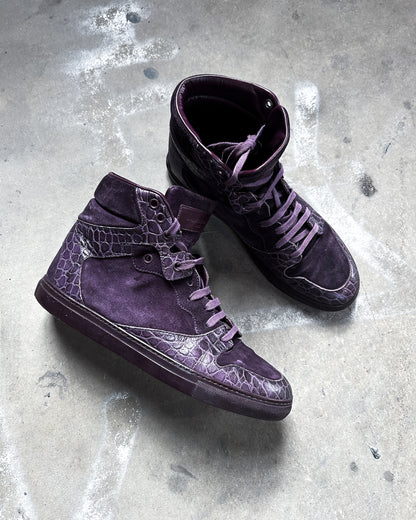 PURPLE CROC HIGH TOPS