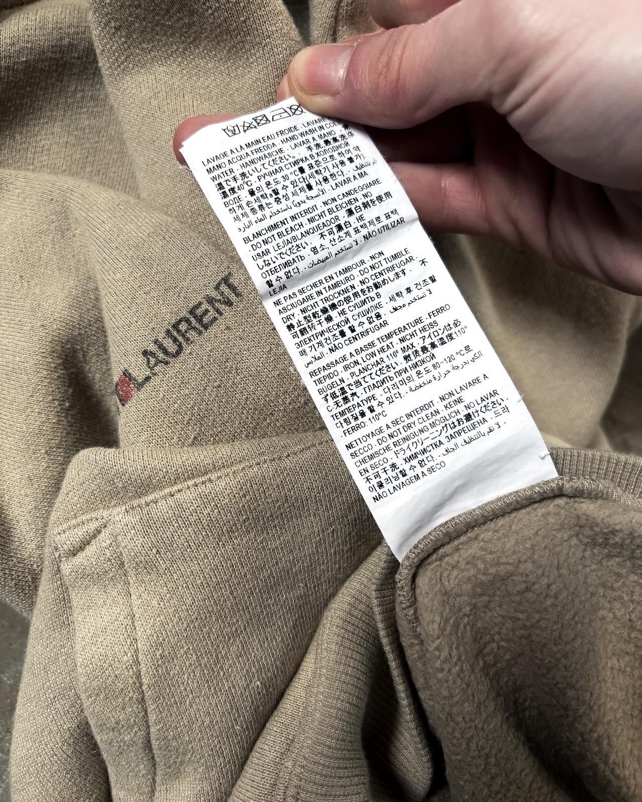 BEIGE RIVE GAUCHE HOODIE