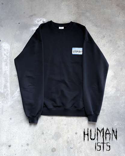 S/S22 ‘MY NAME IS VETEMENTS’ NAME BADGE SWEATER