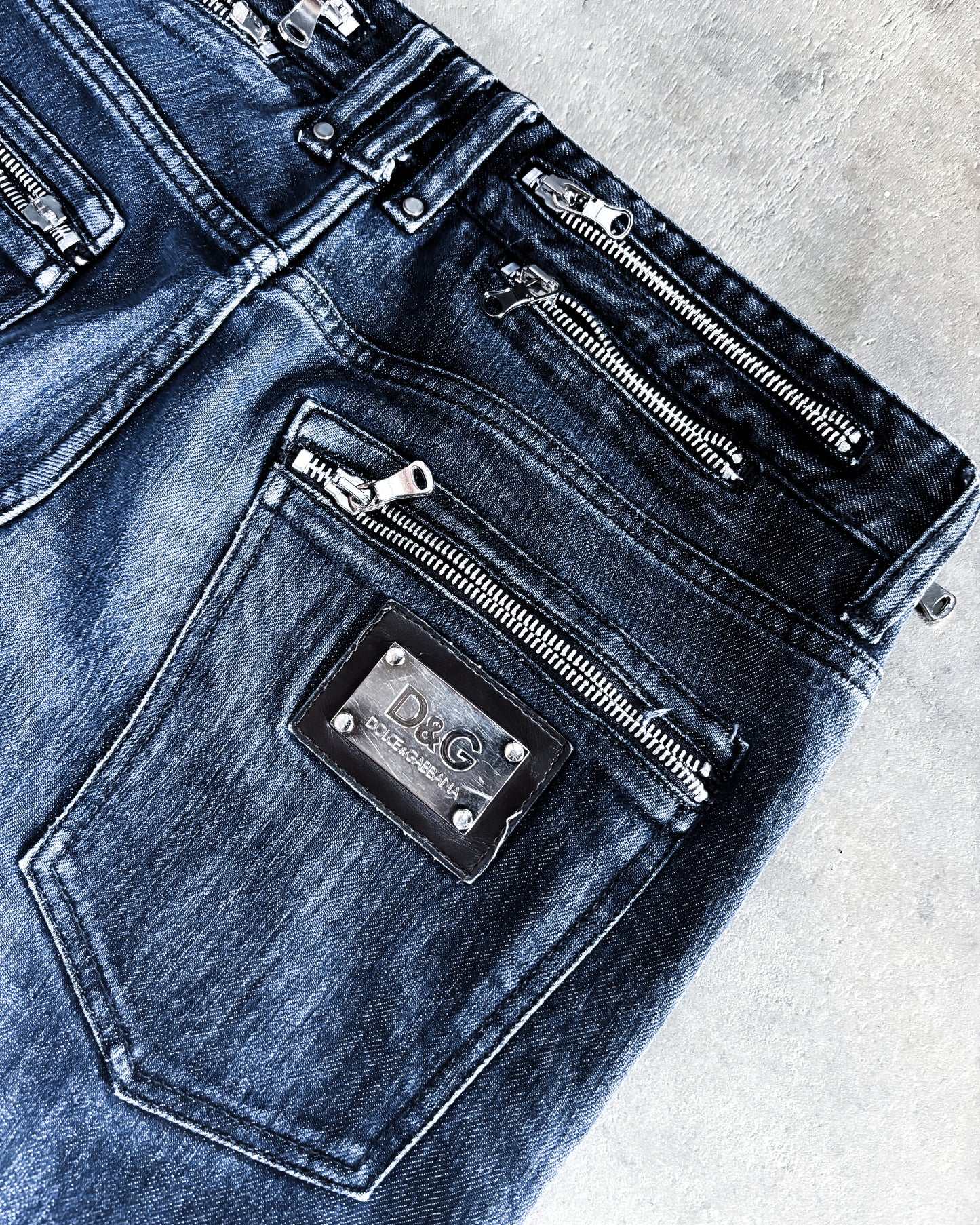 S/S08 MULTI ZIP DENIM