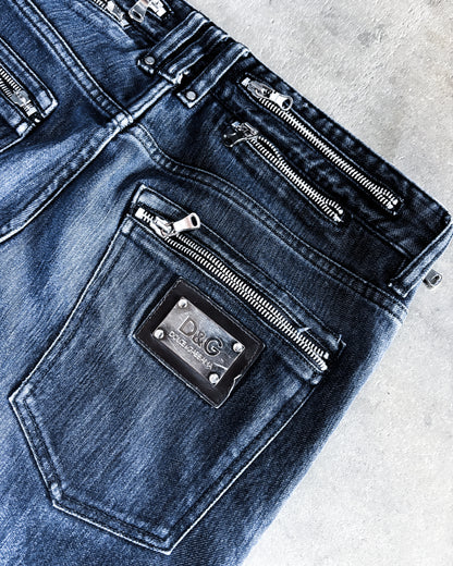 S/S08 MULTI ZIP DENIM