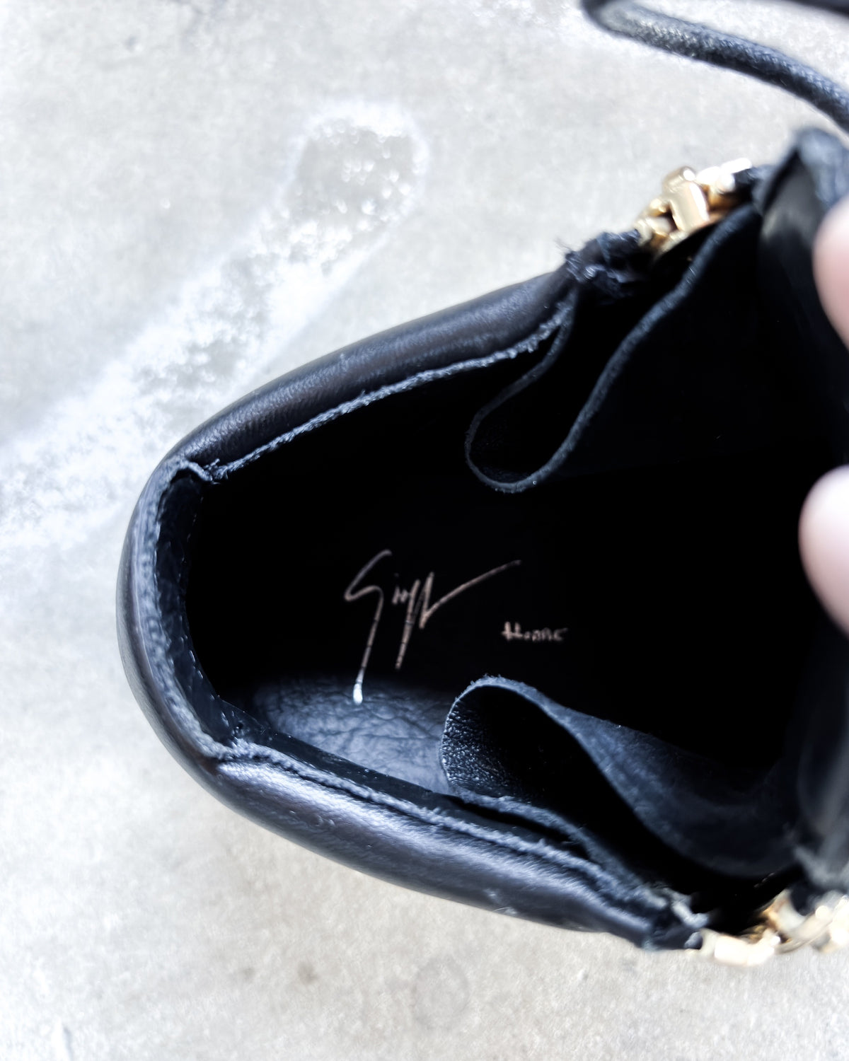 PATENT LEATHER KRISS HIGH TOPS