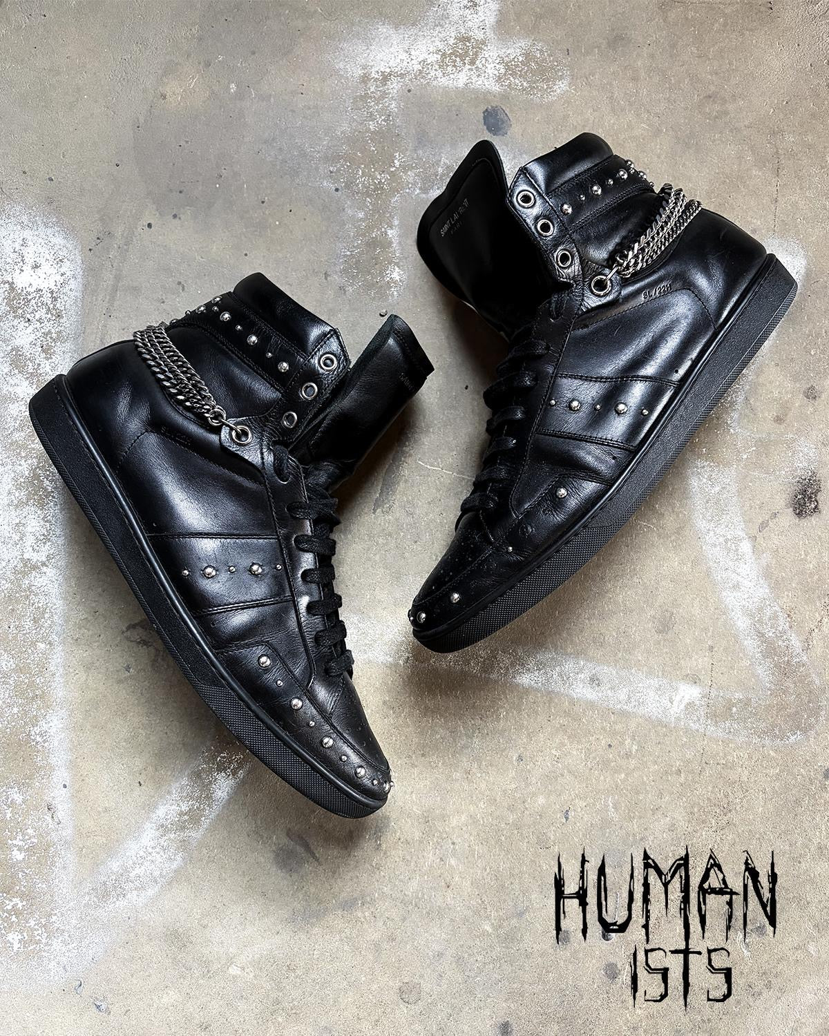 F/W15 22H CHAIN STUDDED “WOLLY” HIGH TOP