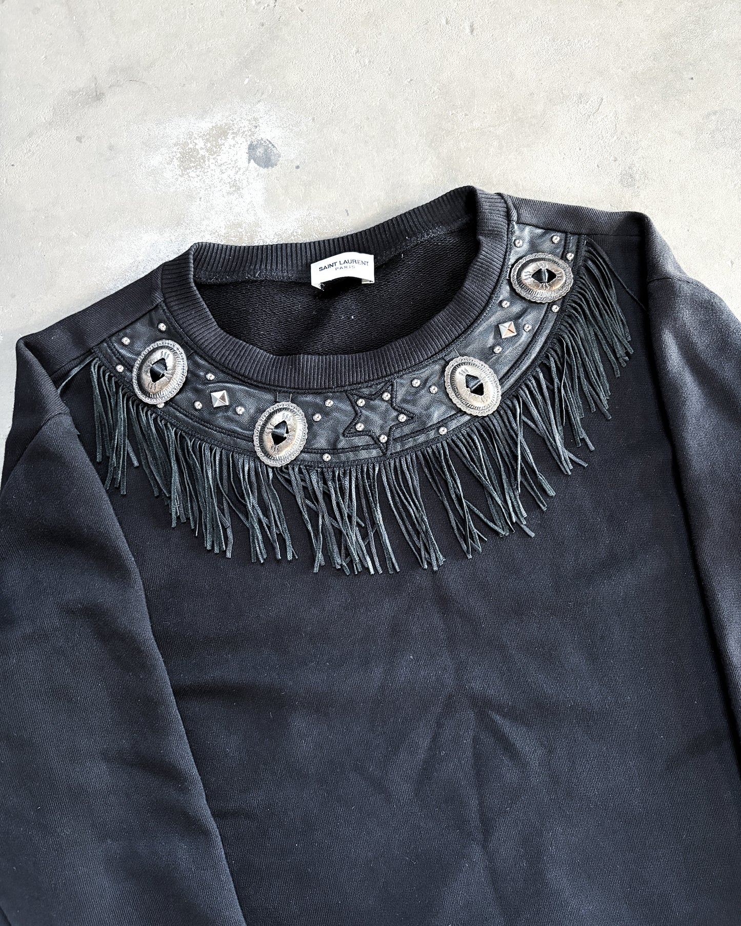 A/W14 FRINGE SWEATER BY HEDI SLIMANE