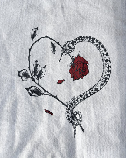 F/W18 SNAKE HEART CREWNECK