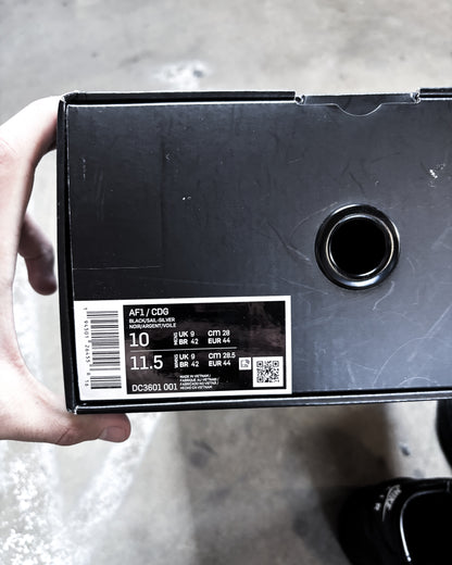 BLACK CDG AIR FORCE 1