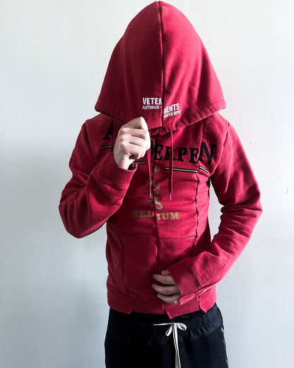 A/W18 RED ANTWERPEN HOODIE