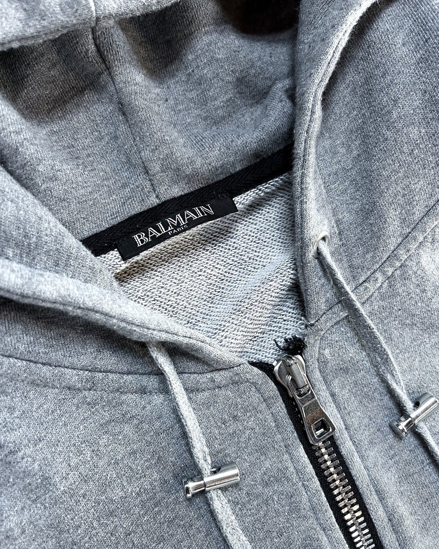 S/S13 GREY COIN ZIP UP