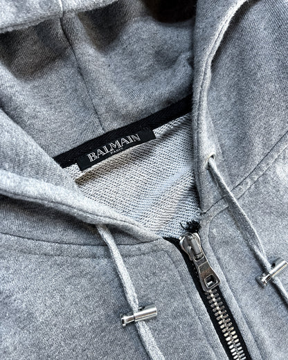 S/S13 GREY COIN ZIP UP