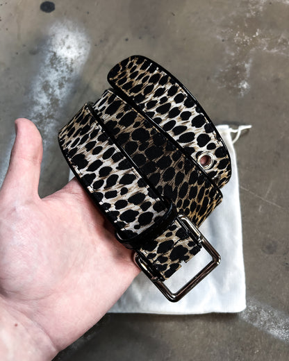 LEOPARD PRINT BELT
