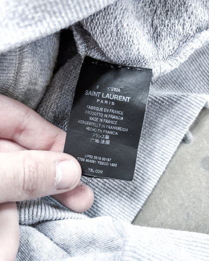 S/S18 GREY RIVE GAUCHE HOODIE