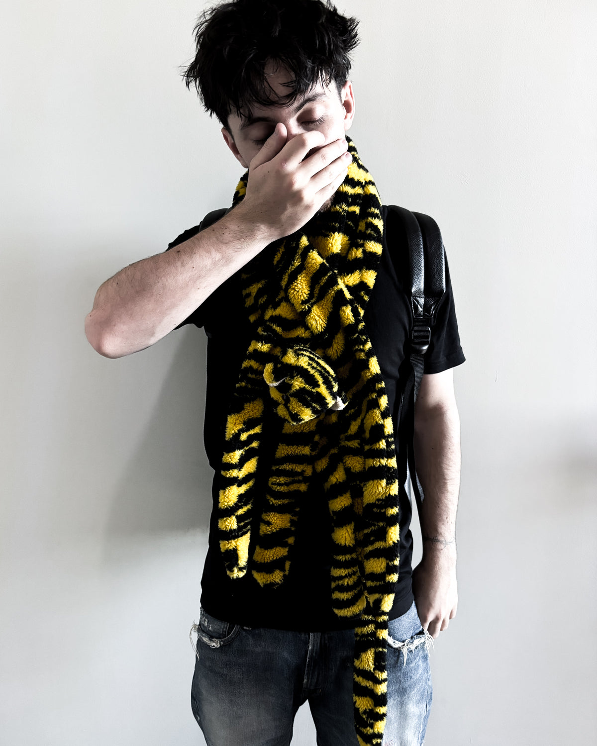TIGER FUR SCARF