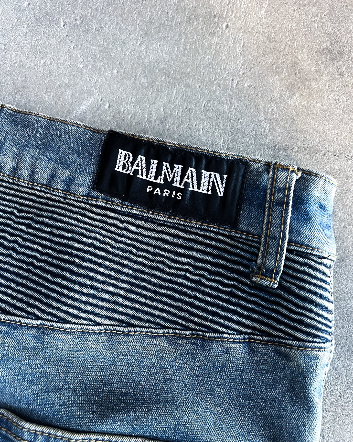 S/S14 REINFORCED BIKER DENIM