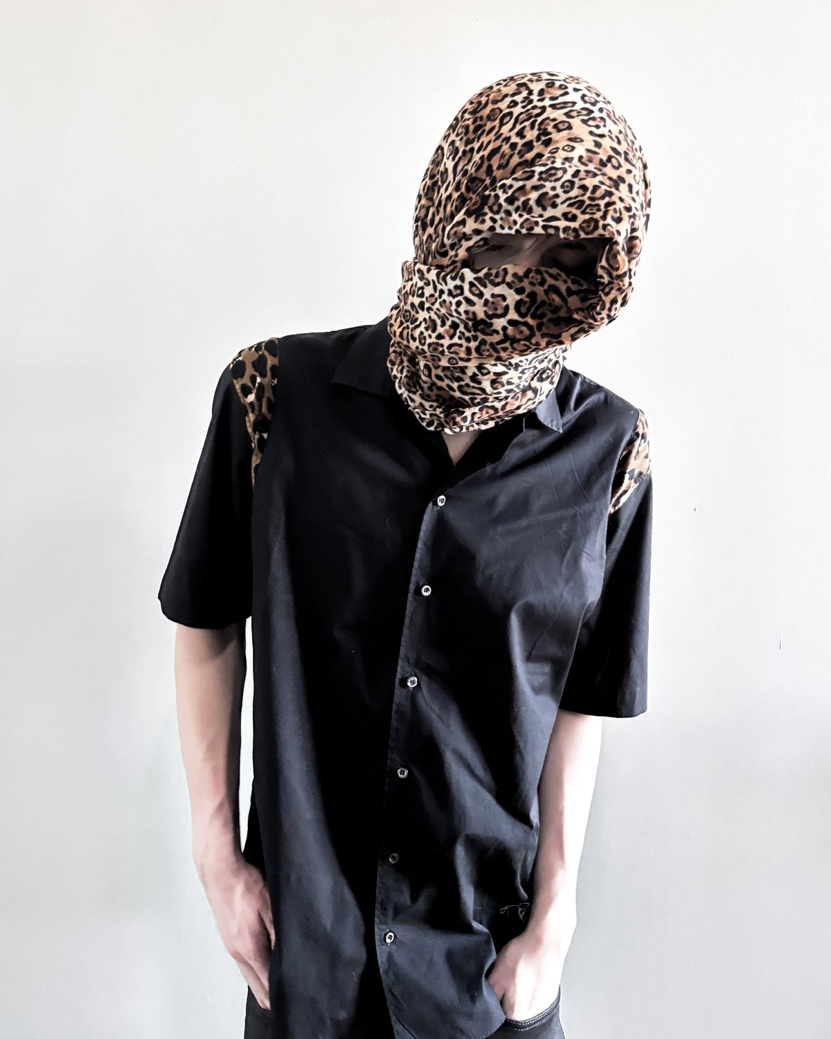 LEOPARD GUNSLINGER BOWLING SHIRT