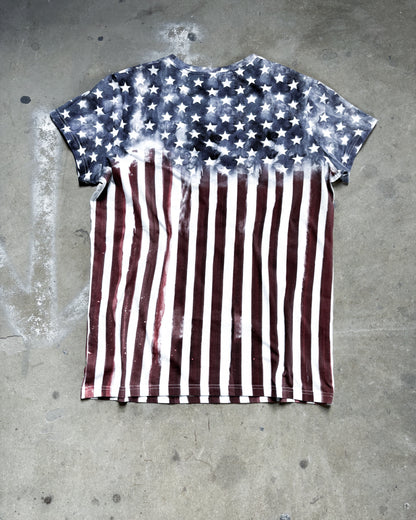S/S18 DISTRESSED AMERICAN FLAG T-SHIRT