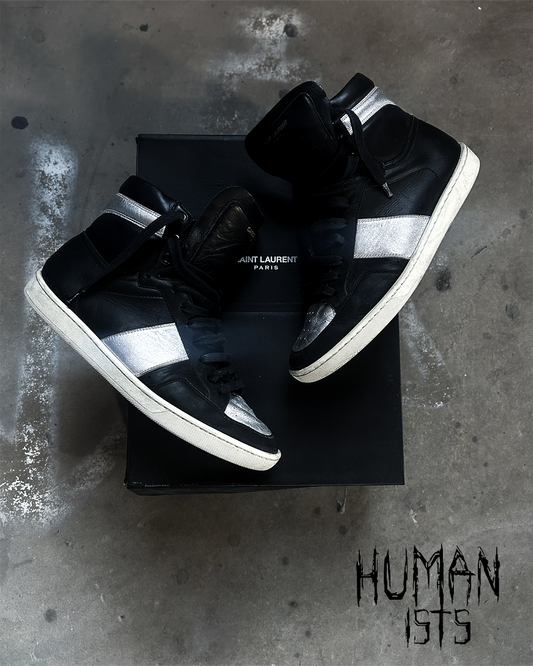HEDI SL/10 SILVER HIGH TOPS