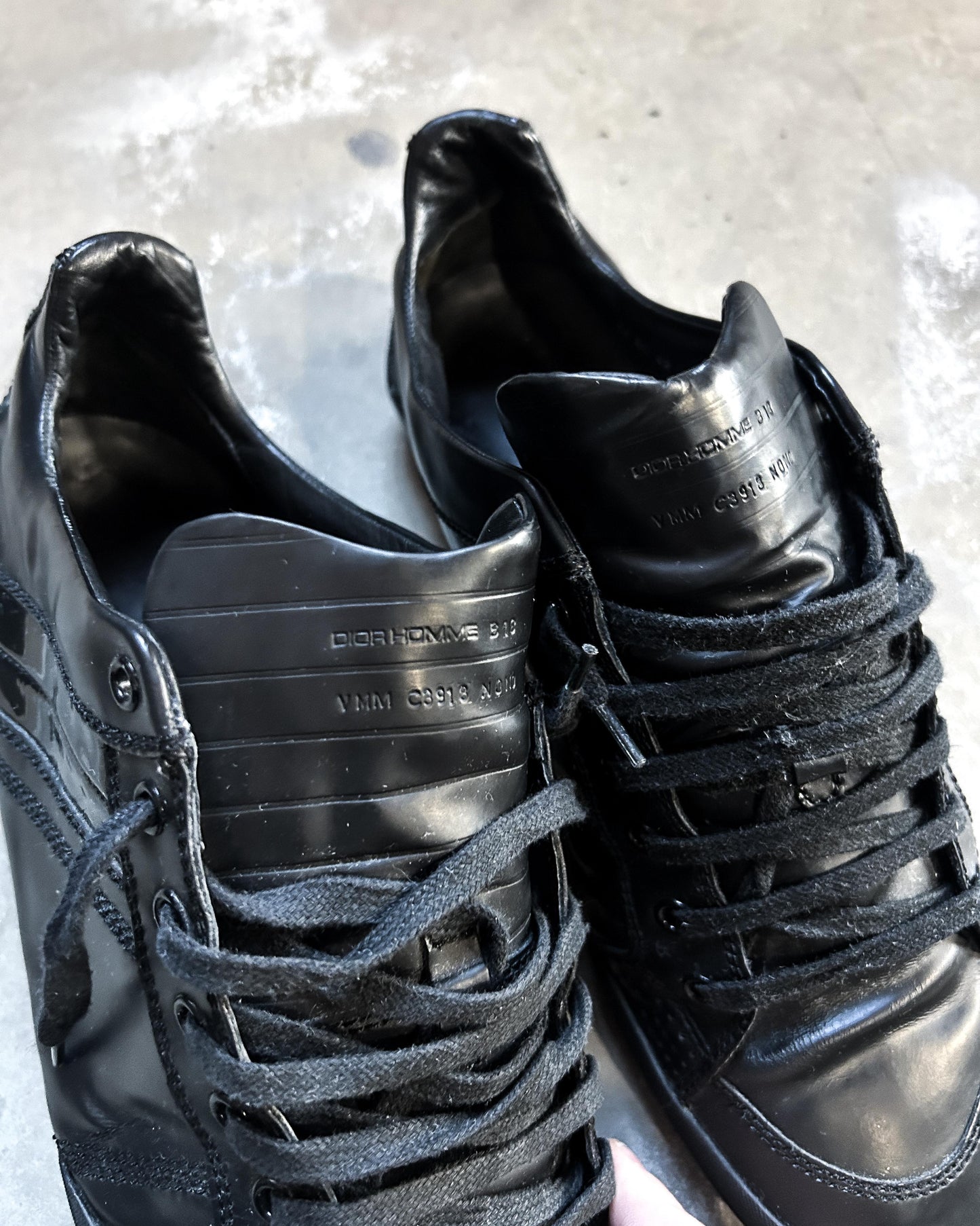 S/S09 LEATHER STRIP SNEAKERS